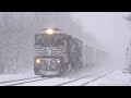 Amazing Winter Snow Trains