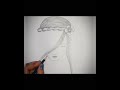 Easy drawing/how to draw a girl /simple and easy drawing step by step