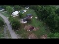 News Drone Footage Of Waverly, TN Flash Flooding Damage - 8/23/2021