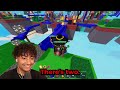 We DOMINATED in Roblox BedWars LUCKY BLOCK!