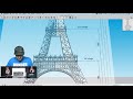 Modeling the Eiffel Tower Live in SketchUp!