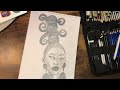 Drawing A Portrait With Pencils | Biankeye Designs