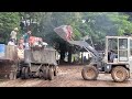 Loader and crane are constructing road_Ep:29