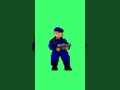 Elite (blue) guard from wolfenstein 3d doing the club penguin dance