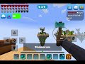 (Knock-off Minecraft) - fastest realm-craft skywars win - under a 1 minute