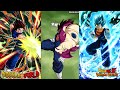 100% EZA TEQ LR VEGITO BLUE LEVEL 10 LINKS SHOWCASE! Dragon Ball Z Dokkan Battle