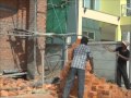 brick throwing in Cambodia