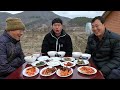 구수한 김치청국장에 각종나물반찬 [Traditional Korean country food]