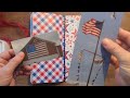 July 4th Patriotic Independence Day Junk Journal Flip Through