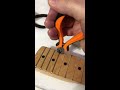 Fret Removal on a Maple Neck