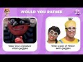 Would You Rather DESPICABLE ME 4 Edition! Quiz Luna