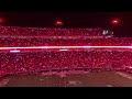 UGA Sanford Stadium Krypton Light Up Red Out vs UT Martin 9-03-2023 - #GeorgiaBulldogs