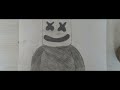 How to Make a Sketch of Marshmello