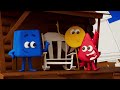 Red, Orange, Yellow, Brown: Colours and Adventures | Kids Learn Colours | Colourblocks