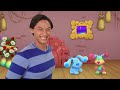 Blue Skidoos and Finds Clues w/ Rainbow Puppy & Josh! | 90 Minute Compilation | Blue's Clues & You!