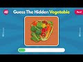 Guess the Hidden Fruits and Vegetables by ILLUSIONS 🍎🥑🍌 Easy, Medium, Hard levels Quiz