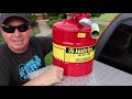 JUSTRITE GALVANIZED STEEL GAS CAN REVIEW 7250130 |  IS THIS THE BEST ONE?