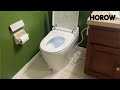 HOROW T05 Smart Toilet Review: Elevate Bathroom Hygiene and Comfort with an Bidet and Elongated Seat