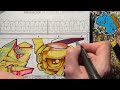 Timelapse - AQuick character in the B4D graffiti blackbook