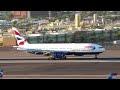 Delta Airbus A330-900 and British Airways B777-200 Two Big Boy Landings