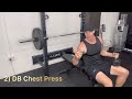 CHEST WORKOUT TO DO AT THE GYM
