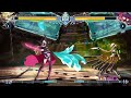 Lambda-11 VS Nine the Phantom | Blazblue Central Fiction (PS4)