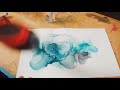 ALCOHOL INK PAINTING DEMO - How to Use Alcohol Inks for Beginners. AUG,2020