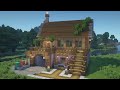 Minecraft | How to Build a Starter House with Mine Entrance | Tutorial