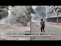 Bangladeshi soldiers in action to quell deadly students’ protests in Dhaka