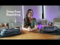 Compression Packing Cubes VS. No Packing Cubes | Side By Side Comparison