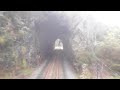 (UPDATED) Welsh Highland Railway - Porthmadog to Caernarfon rear view from carriage 113