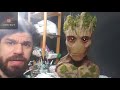 Sculpting Groot - Guardians of the Galaxy, Infinity War - Timelapse sculpt and airbrush