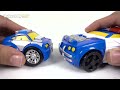 Transformers Rescue Bots Flip Racers Chomp and Chase Raceway play with Robocar Poli! #DuDuPopTOY