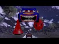 Epic Escape From The Lightning McQueen Eater New Robot, Megahorn |BeamNG.Drive