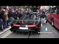 $7 Million Lamborghini Veneno Roadster causes chaos in Central London!!!