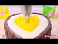 Amazing Watermelon Cake With KitKat | Satisfying Miniature Cake Decorating Ideas, KitKat Cake Recipe