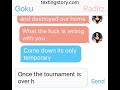 Goku Messages Raditz (DBZ Parody)
