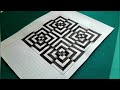 Optical illusion/ 3D trick with cells in 3 minutes/Brain Scrapping