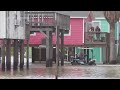 Surfside Beach, Texas, experiences flooding from Tropical Storm Alberto