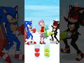 LOVE, Top 3 Best Love Choice Videos #sonic #funny #shorts