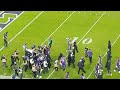 Baltimore Ravens NFL Football defeat Los Angeles Rams. M and T Bank Ravens Stadium. Dec 10 2023.