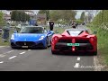 Supercars Leaving Car Show - GTR R35 Wagon, LaFerrari, MC20, Akrapovic GT3 RS, 1000HP Skyline R33