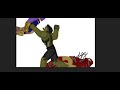 Hulk vs Thanos(alternate universe) /Rematch (infinity war)