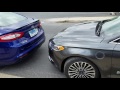 Ford Fusion Energi no hands parallel parking