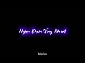 Ngam Lah Ban Klet - Khasi Lyrics Black Screen Status Video-Makhian Lyric