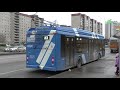 Новые троллейбусы УАХ Тролза-5265.02 и Тролза-5265.08 «Мегаполис» на 23 маршруте в Санкт-Петербурге