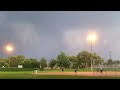Lightning strike during a softball game. Reno, NV.