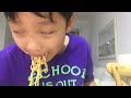 Spicy ramen mukbang part 1