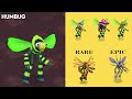 All Costumes in My Singing Monsters | Rare & Epic Version | All Sounds & Animations