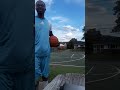 Outdoors basketball